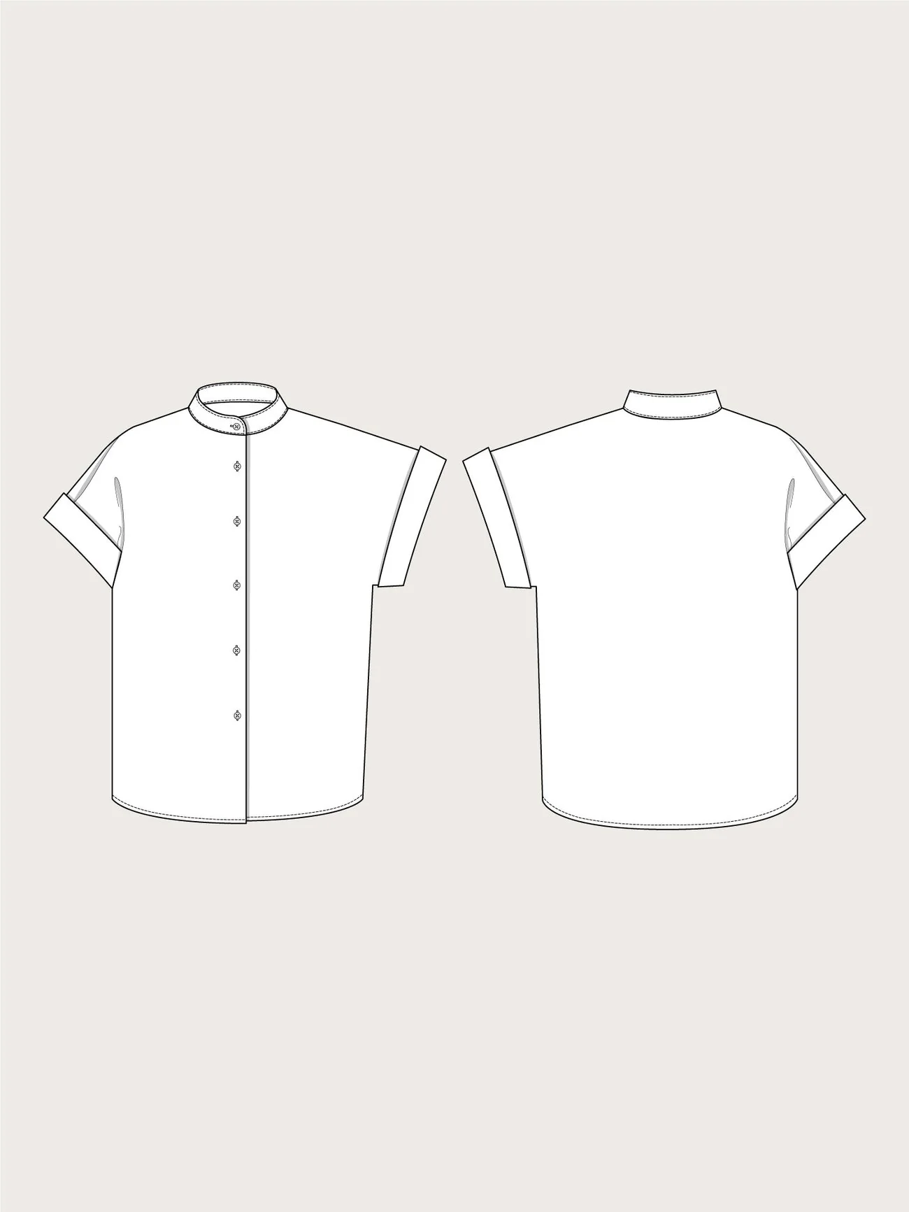 Cap Sleeve Shirt Pattern - The Assembly Line - Image 4