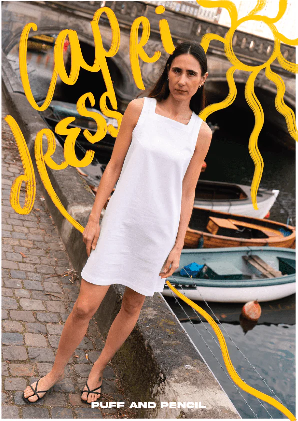 Capri Dress - Paper Sewing Pattern - Puff And Pencil
