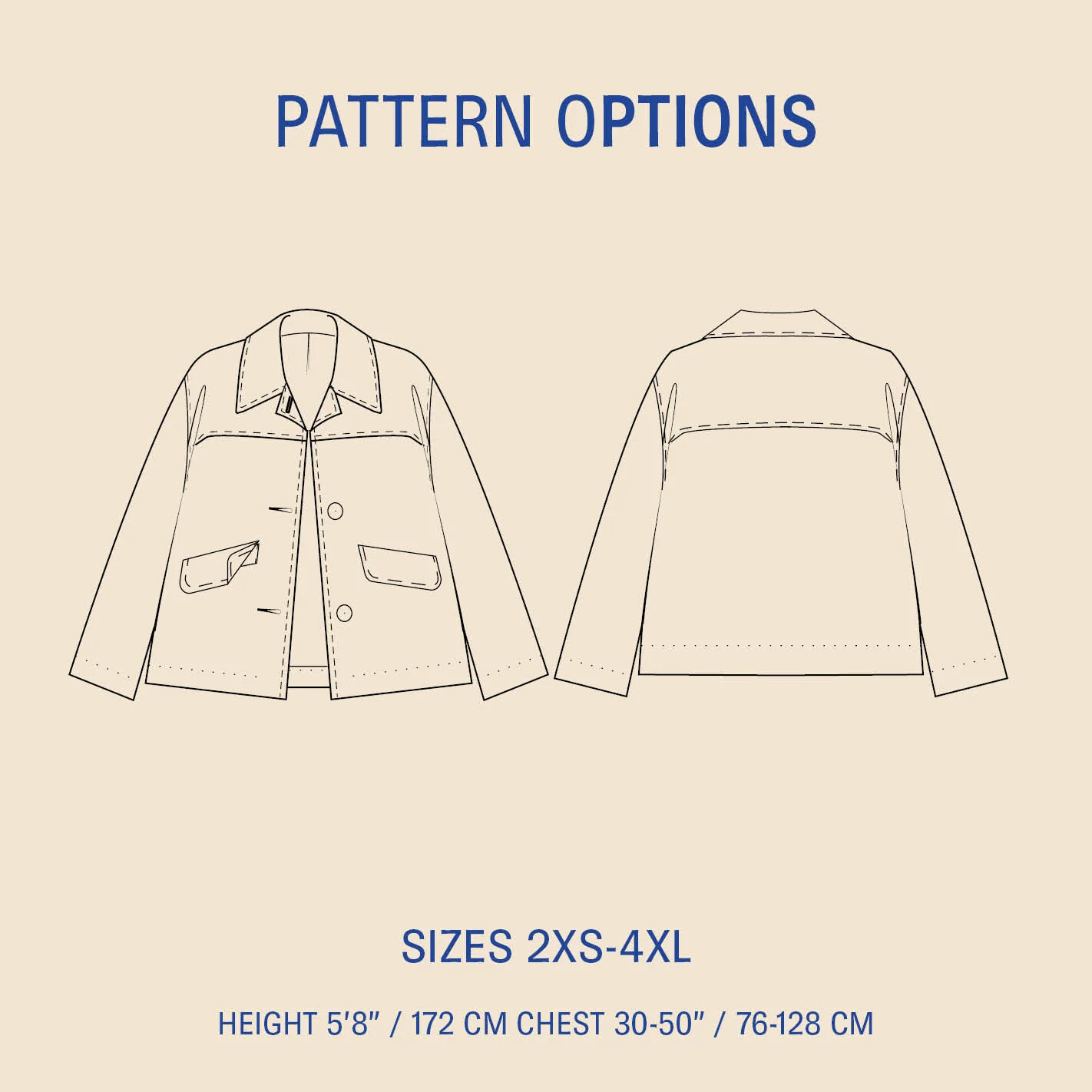 Car Coat Paper Pattern - Wardrobe by Me - Image 12