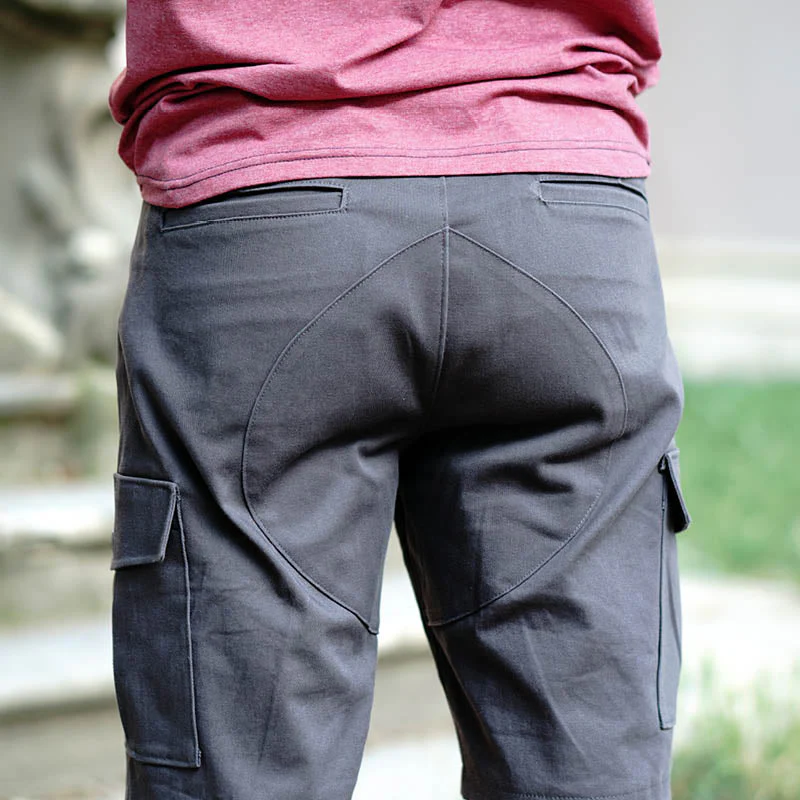 Cargo Shorts Mens Paper Pattern - Wardrobe by Me - Image 4
