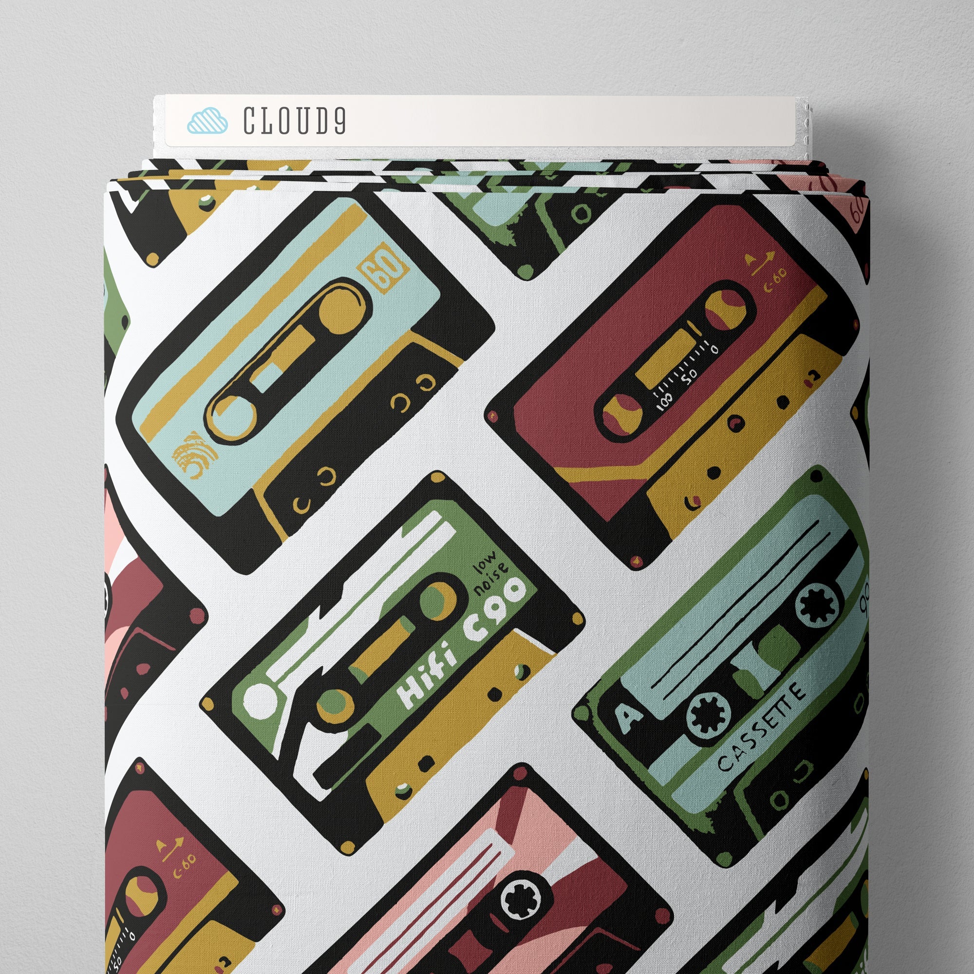 Cassettes - Tara Barr - Canvas Collective - Cloud 9 Fabrics - Canvas