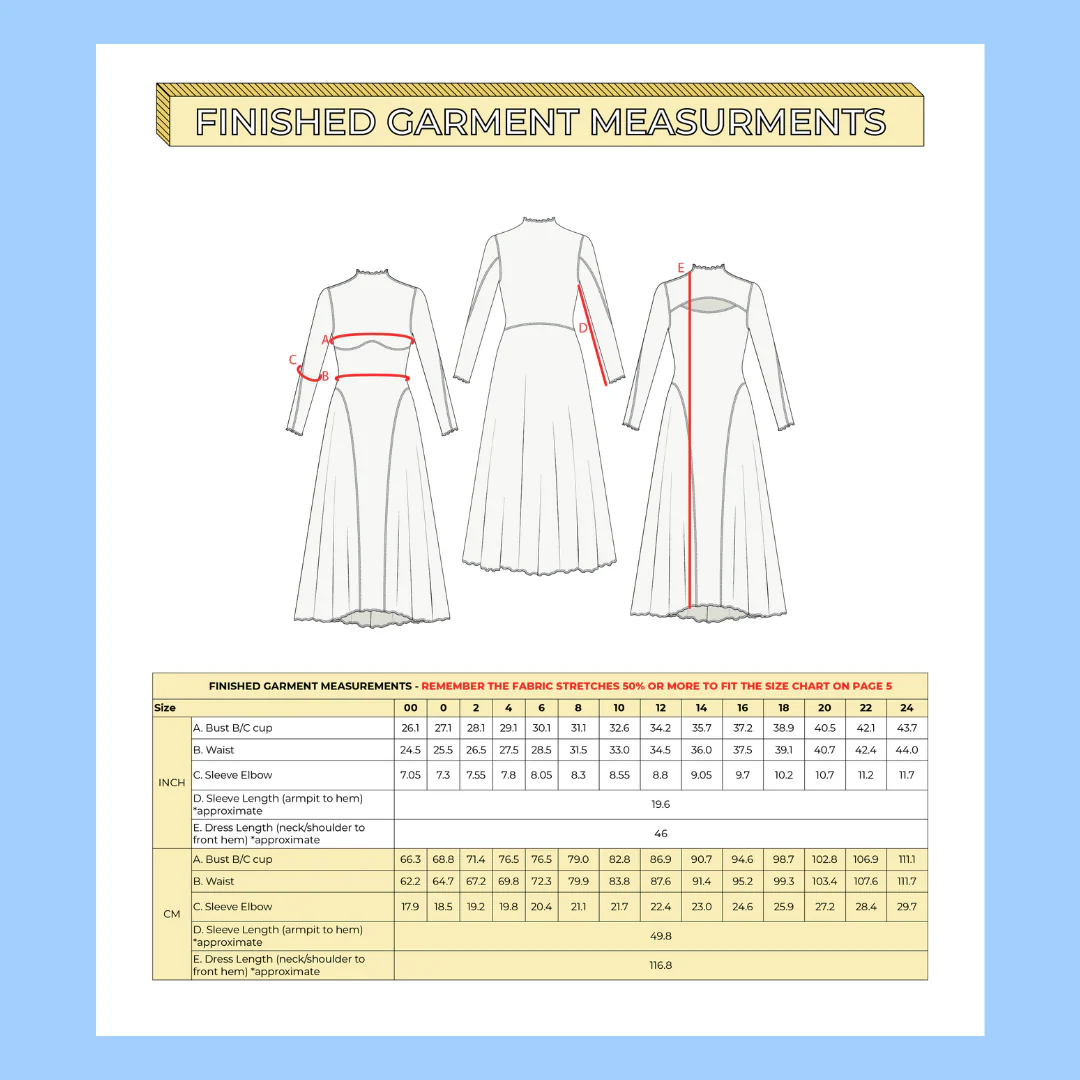 Celeste Frock PDF Pattern - Lydia Naomi - Image 4