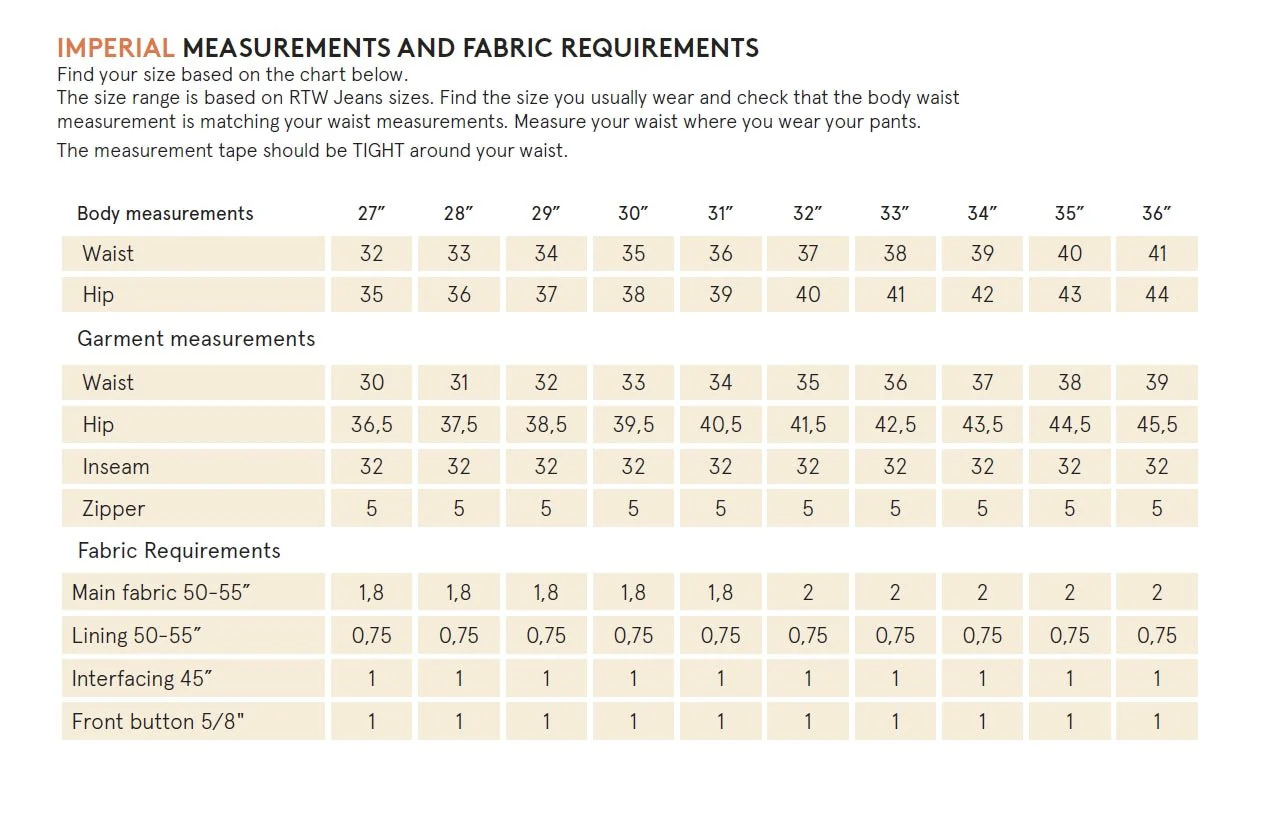 Chino Pants Mens Paper Pattern - Wardrobe by Me - Image 9