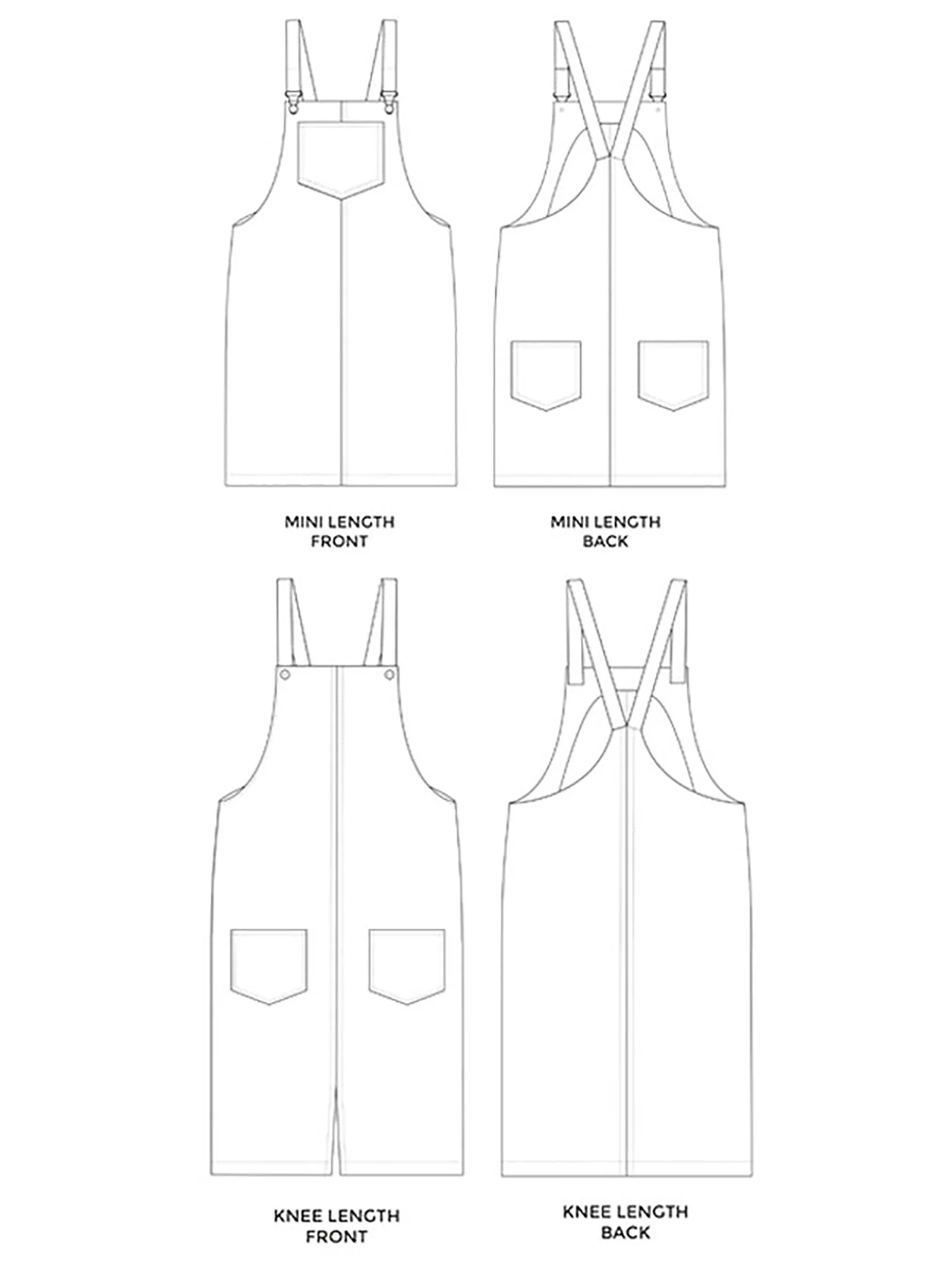 Cleo Dungaree Dress Pattern - Tilly And The Buttons - Image 15