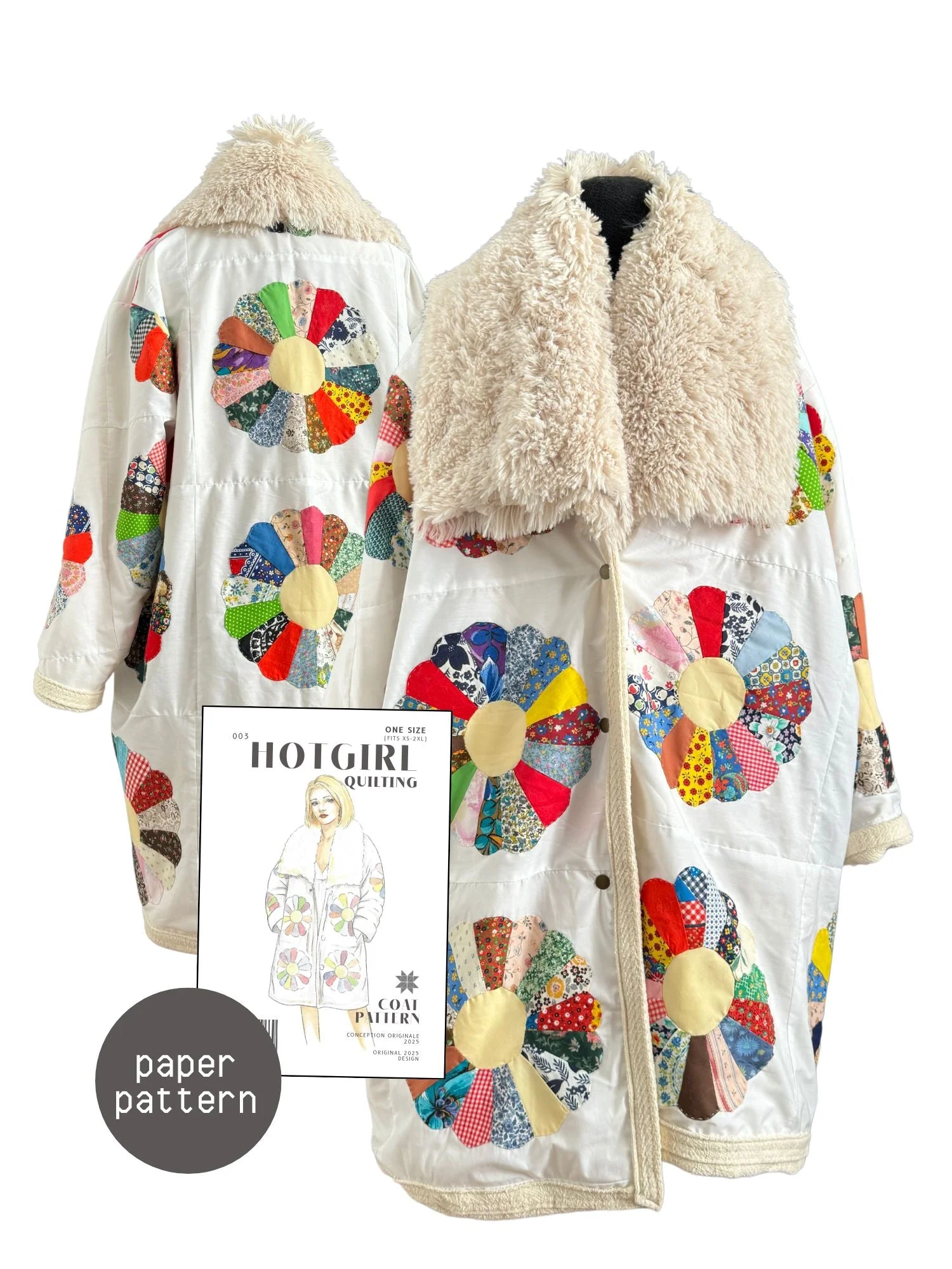 Coat - Paper Pattern - Hot Girl Quilting - Image 5