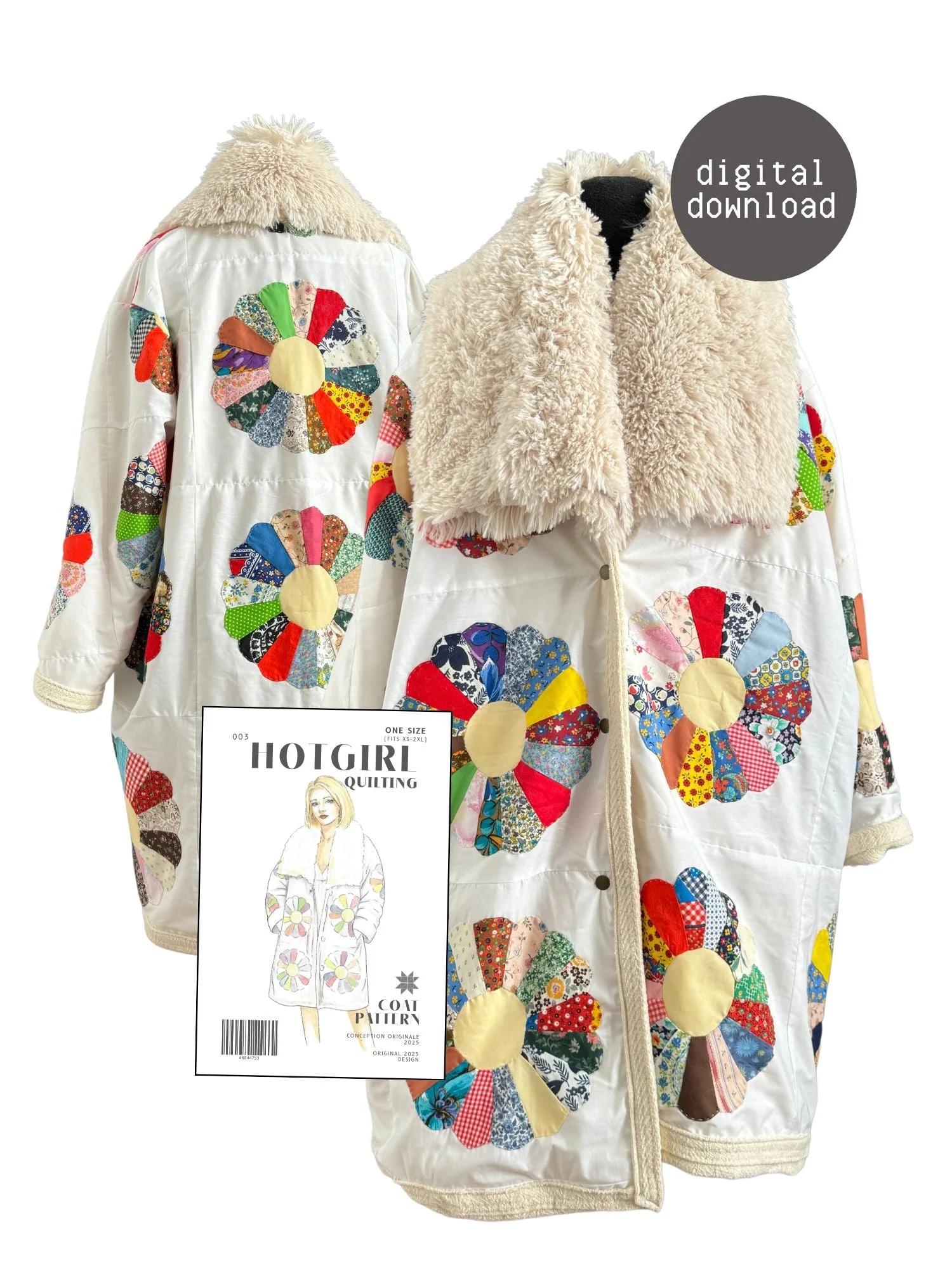 Coat - PDF Pattern - Hot Girl Quilting - Image 5