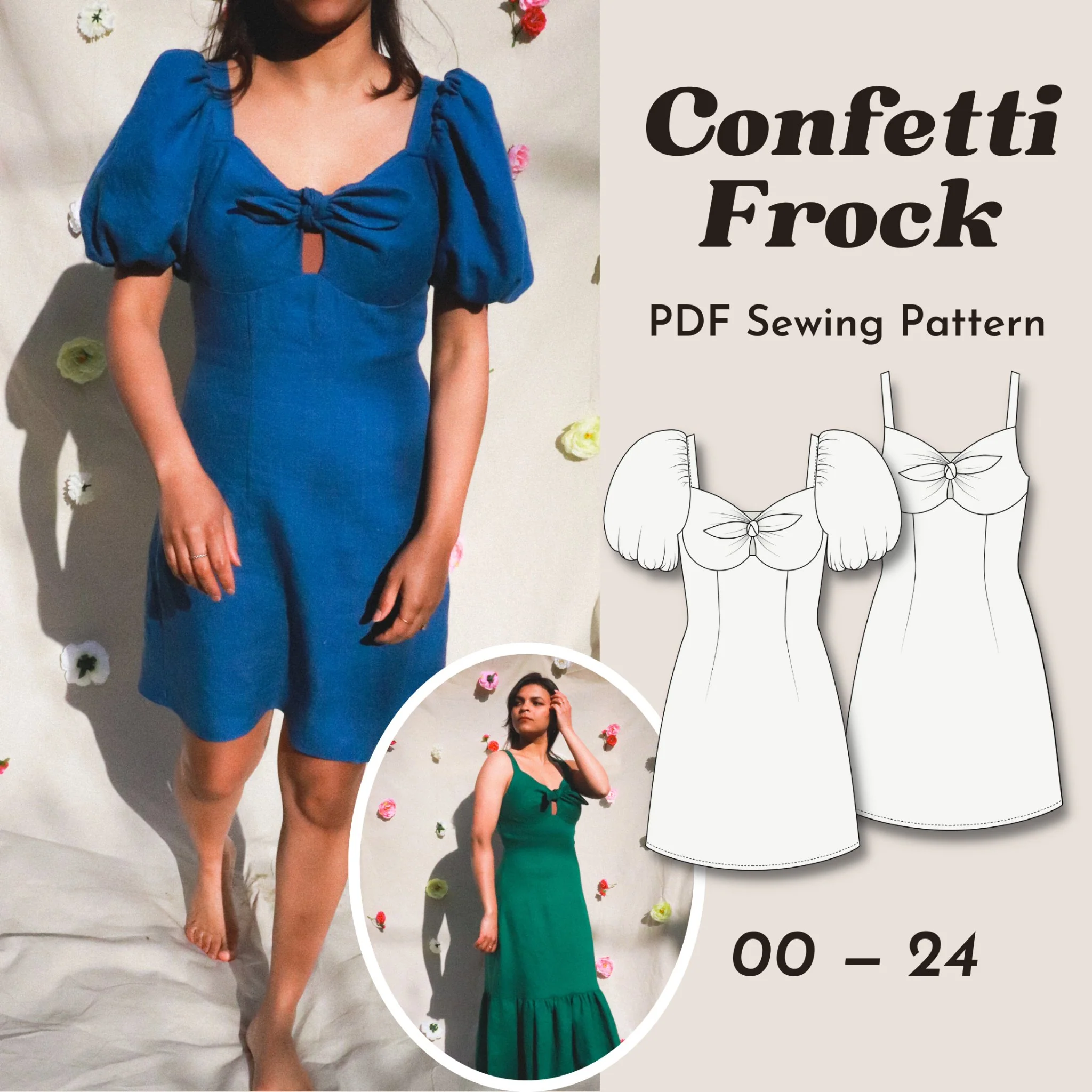 Confetti Frock PDF Pattern - Lydia Naomi - Image 2