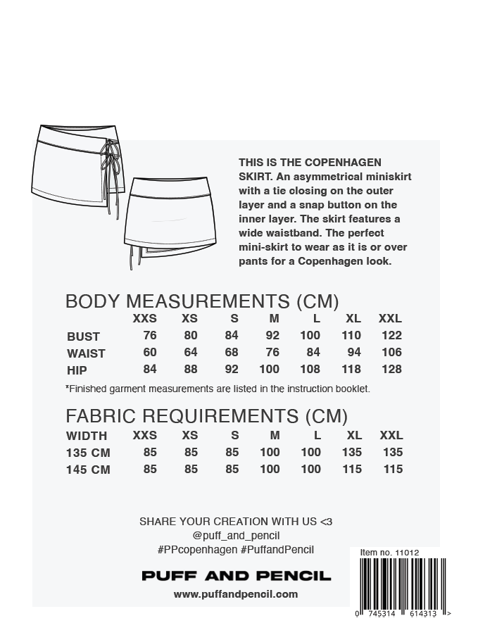 Copenhagen Skirt - Paper Sewing Pattern - Puff And Pencil - Image 6