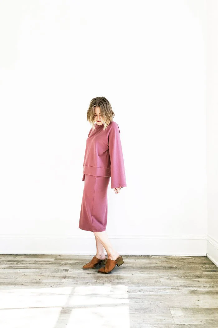 Cosmos Sweatshirt & Elemental Skirt Sewing Pattern - Sew House Seven - Image 6