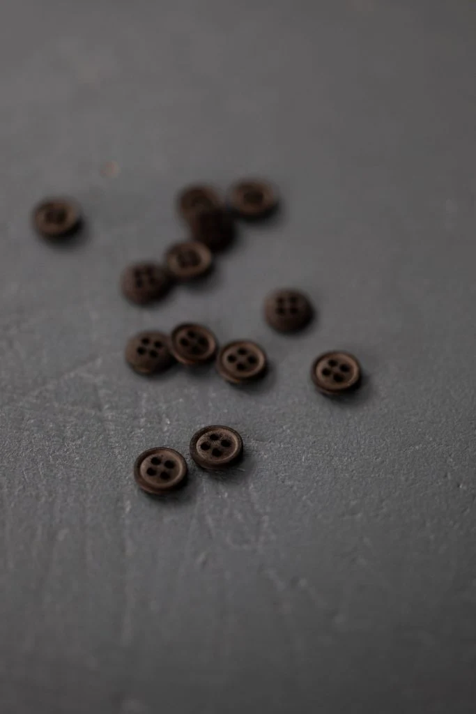 Organic Cotton Button - Various Colors - European Import - Merchant & Mills - 11mm & 15mm - Image 2