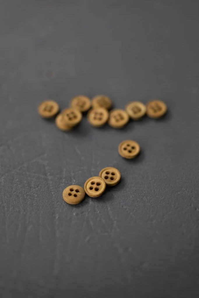 Organic Cotton Button - Various Colors - European Import - Merchant & Mills - 11mm & 15mm - Image 9