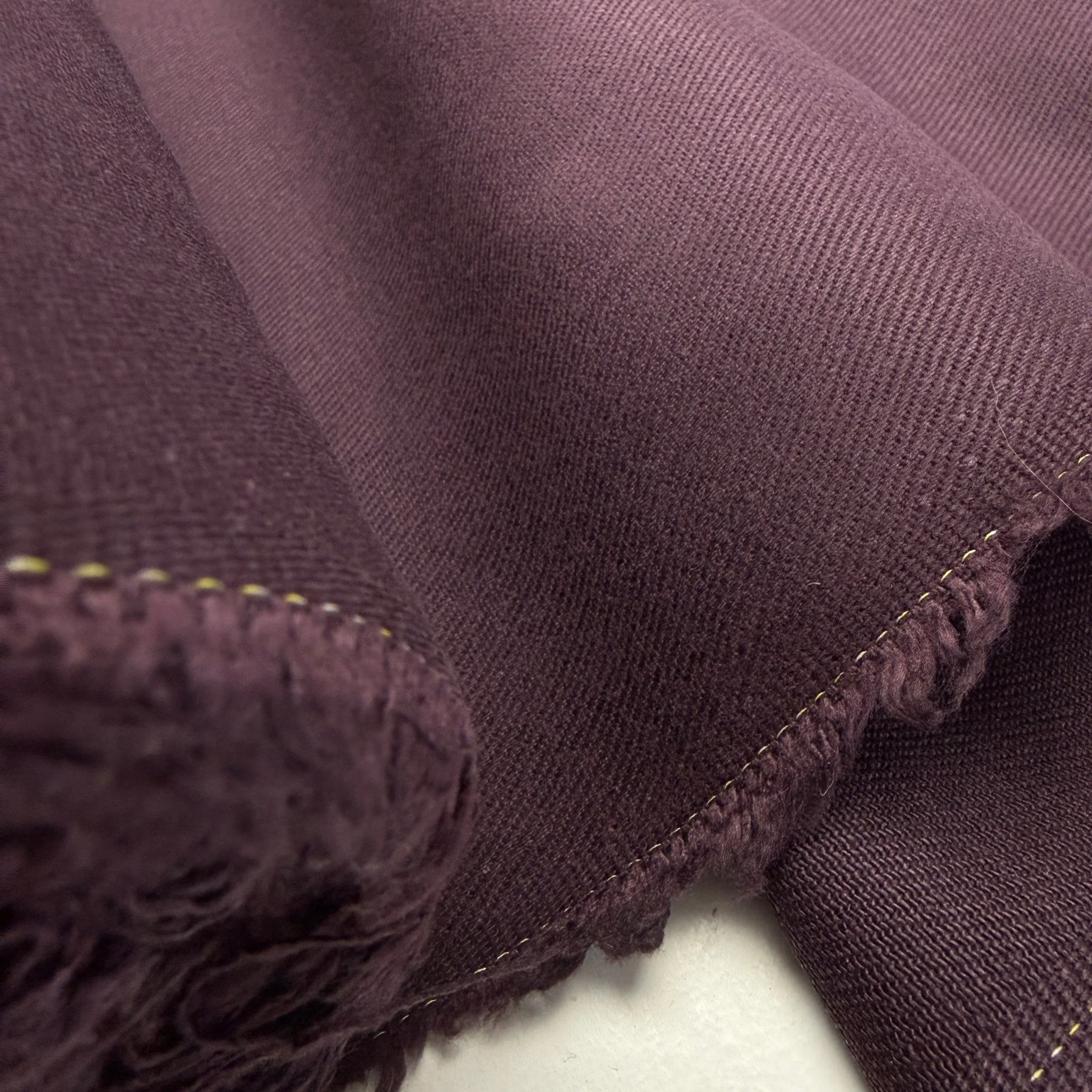 Cotton + Tencel Twill - Deep Mulberry