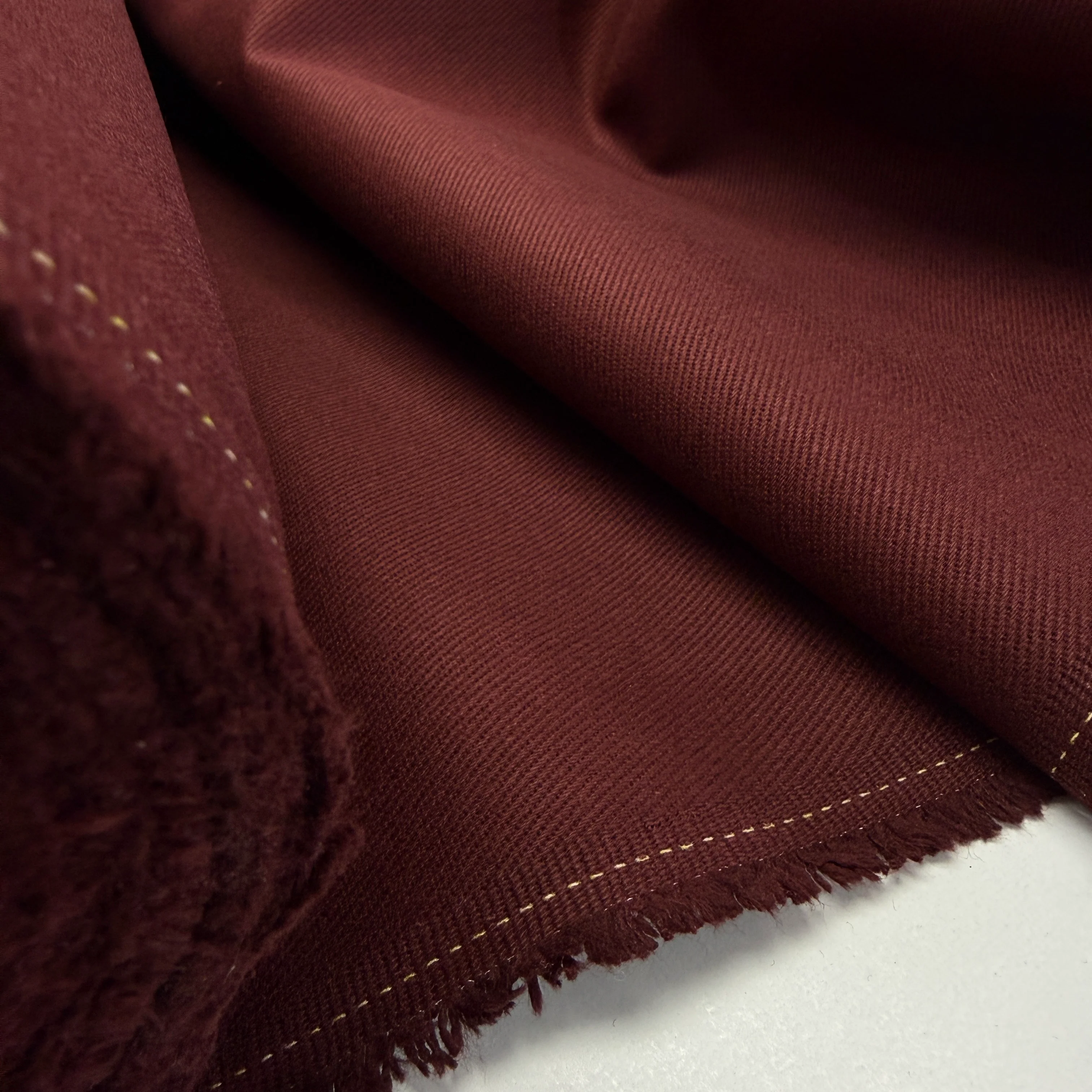 Cotton + Tencel Twill - Dusty Merlot
