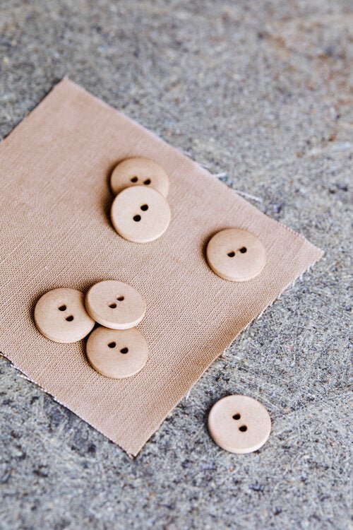 Curb Cotton Button - European Import - Oeko-Tex® - Mind The Maker - 18mm (Various Colors) - Image 8
