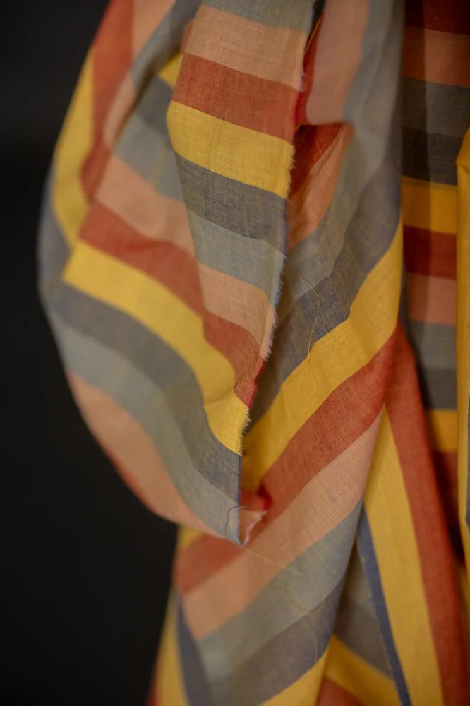 Dandy Stripe Handwoven Indian Cotton - Merchant & Mills - Image 3