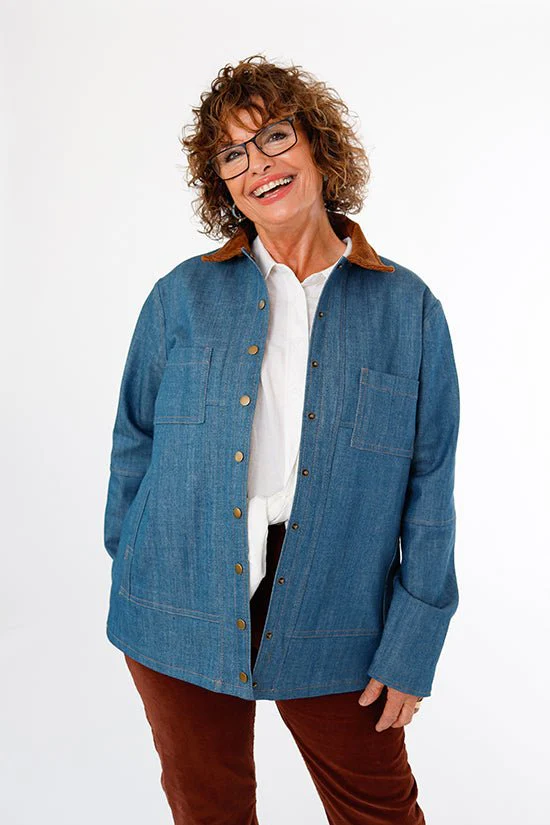 Den Jacket Pattern - Chalk + Notch - Image 4