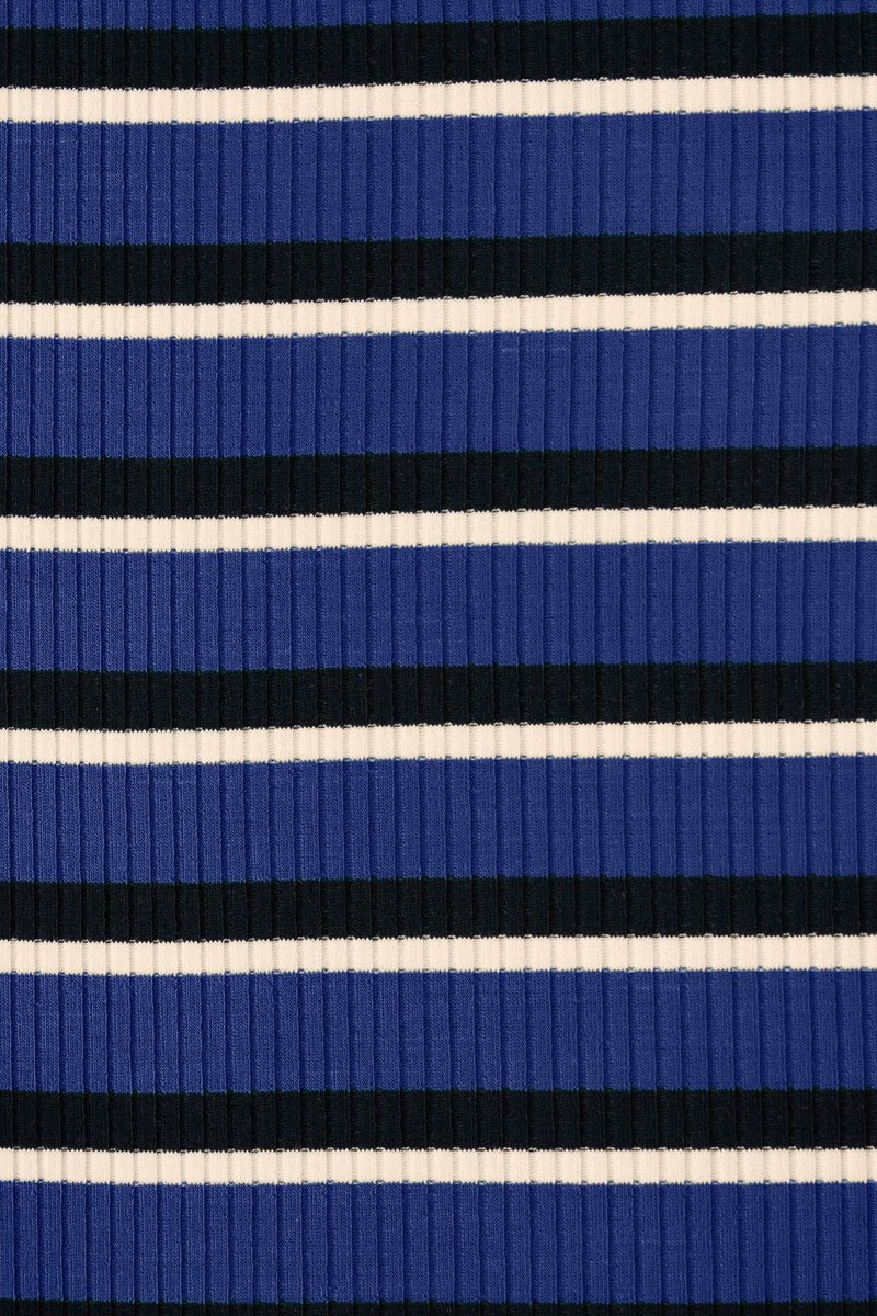 Derby TENCEL™ Modal Stripe Jersey - OEKO-TEX® - MeetMILK - Lapis - Image 3