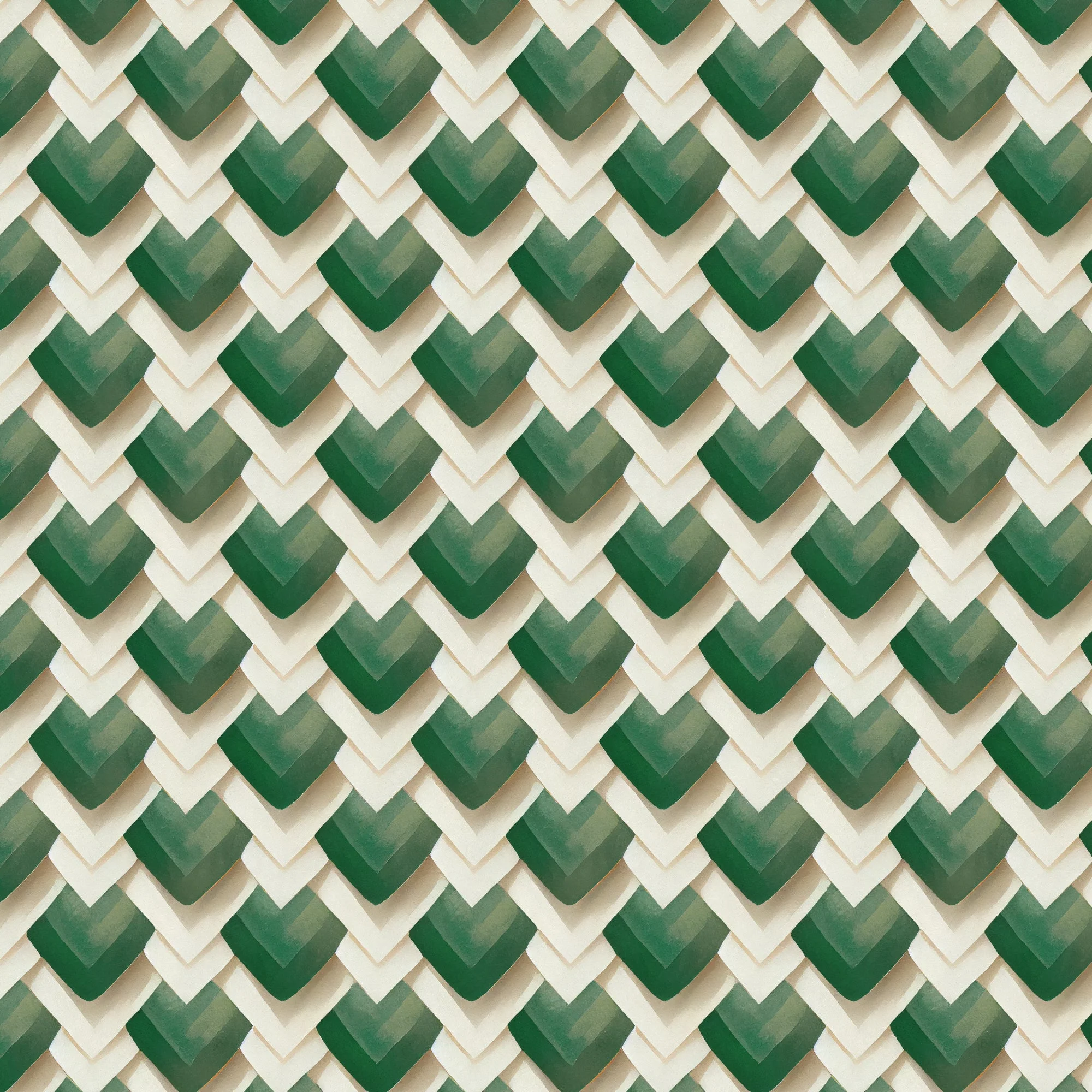 Diamonds - Green - Bali Dreams - Penn Gray Designs - Cloud 9 Fabrics - Poplin - Image 3