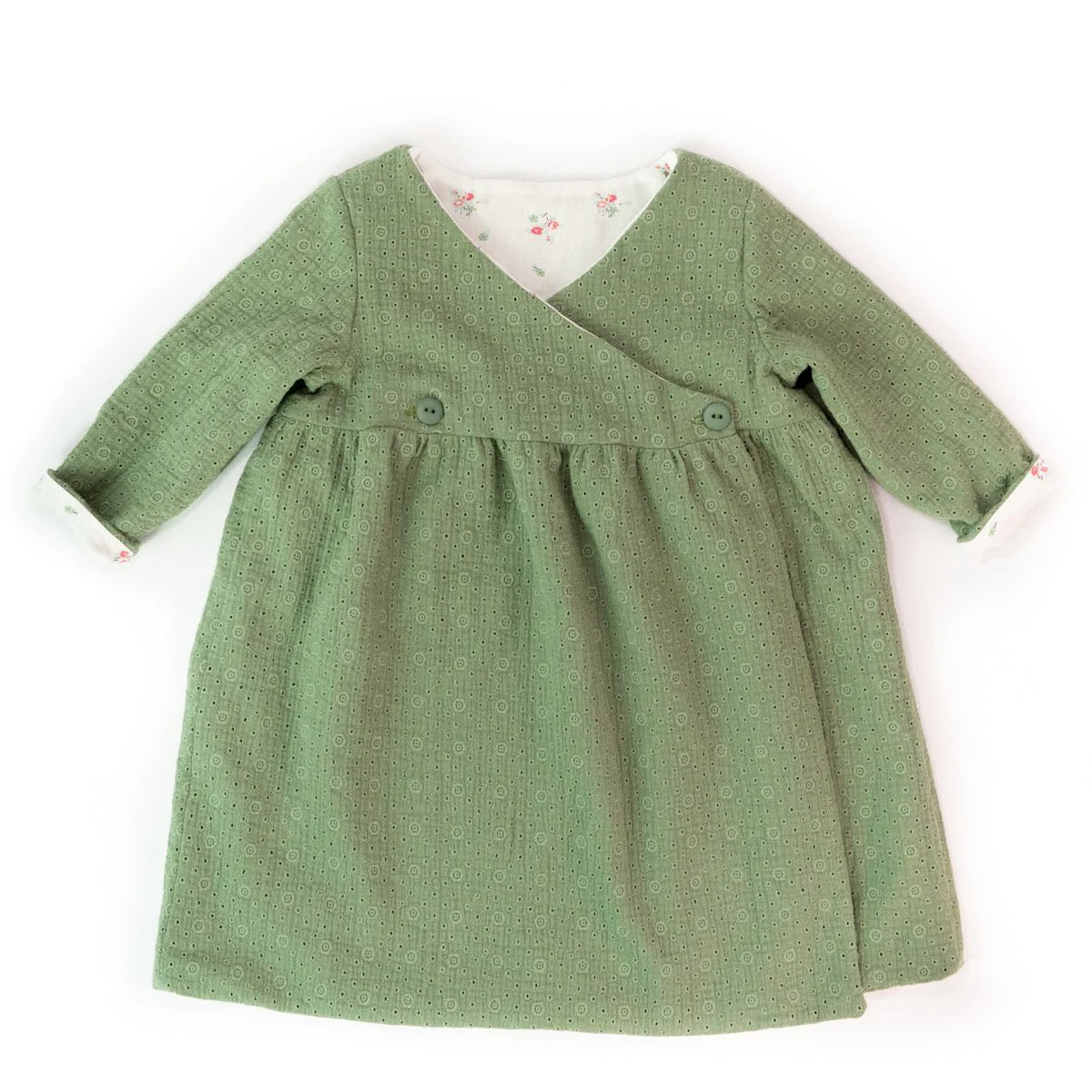 Dublin Cardigan or Dress Sewing Pattern - Baby 1M/4Y - Ikatee - Image 15