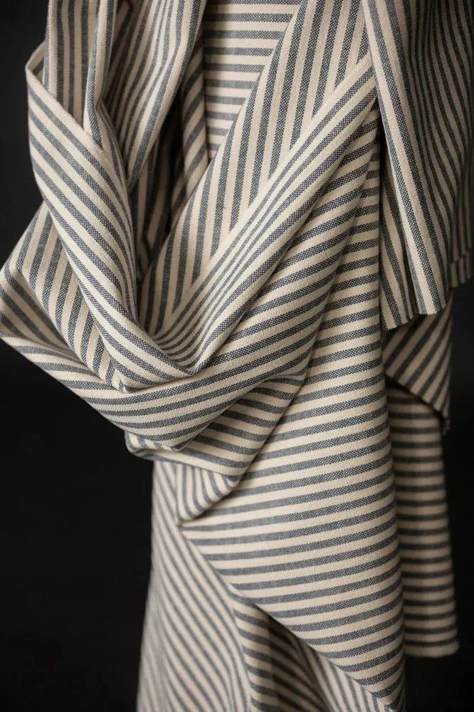Dungeness Stripe 13oz Heavy Recycled Cotton Canvas - European Import - Merchant & Mills - Image 2