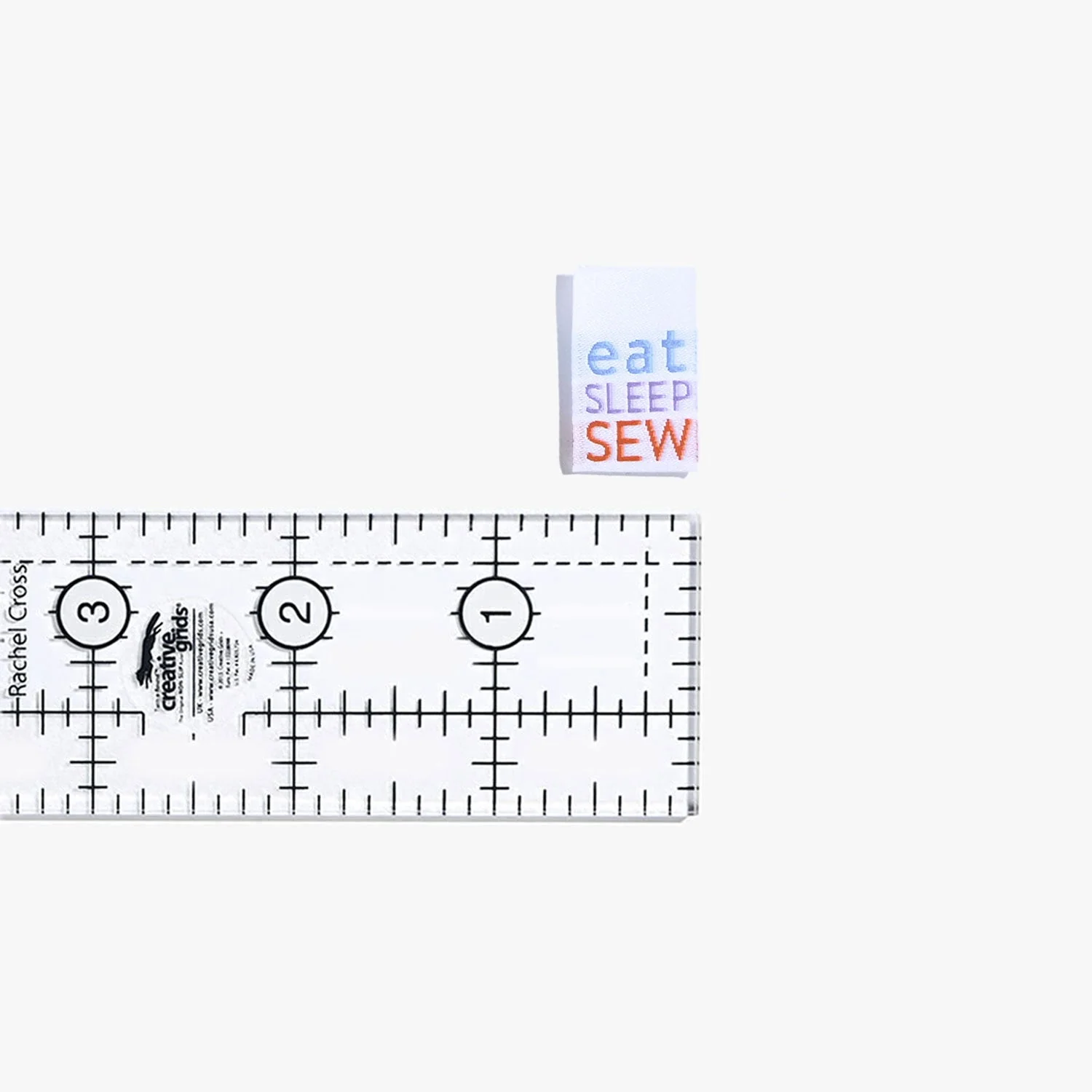 "EAT SLEEP SEW" Woven Label Pack - Kylie And The Machine - Image 5