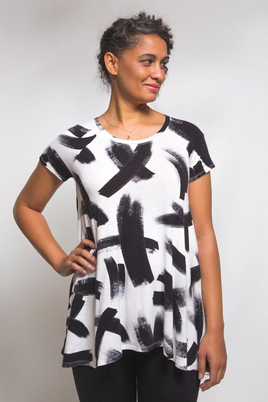 Ebony T-Shirt and Knit Dress Pattern - Closet Core Patterns