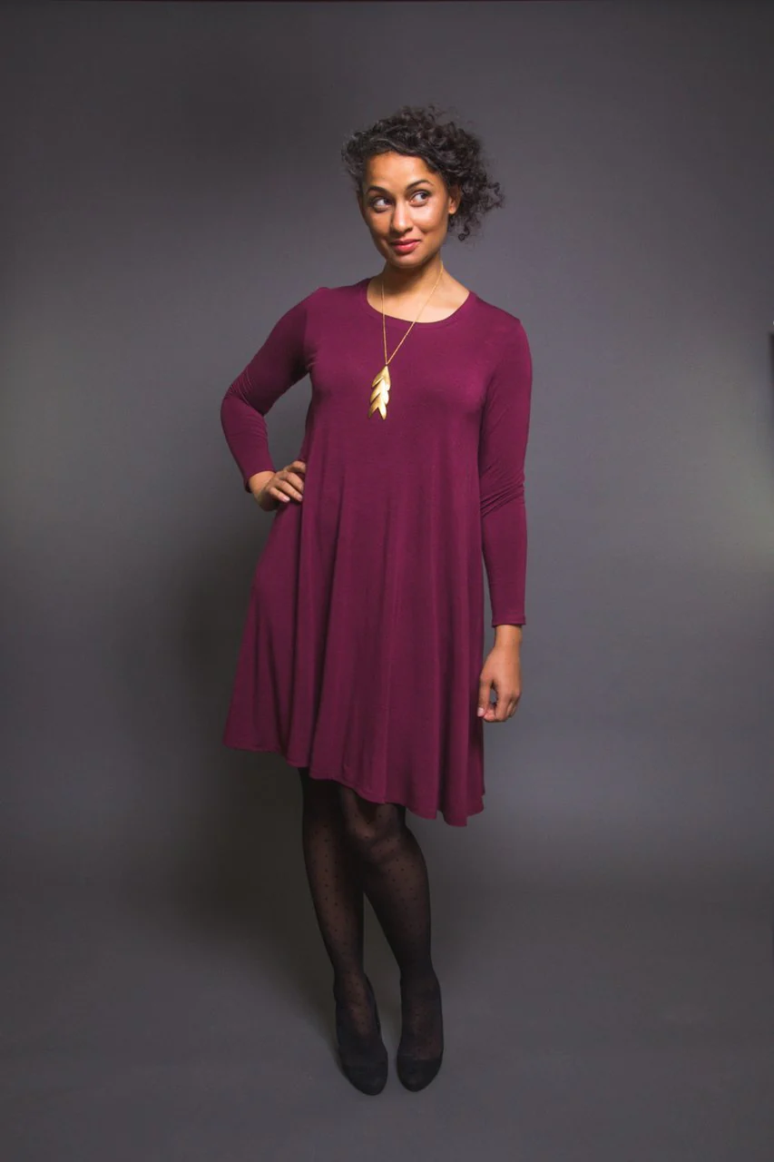 Ebony T-Shirt and Knit Dress Pattern - Closet Core Patterns - Image 14