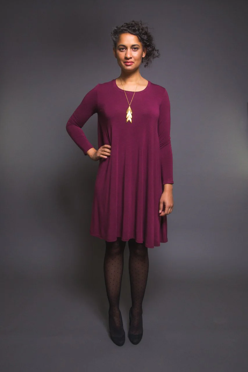 Ebony T-Shirt and Knit Dress Pattern - Closet Core Patterns - Image 15