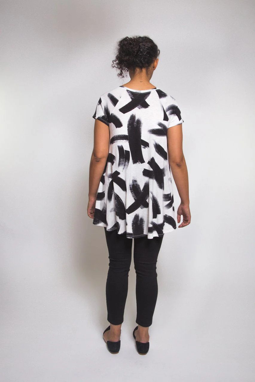 Ebony T-Shirt and Knit Dress Pattern - Closet Core Patterns - Image 3