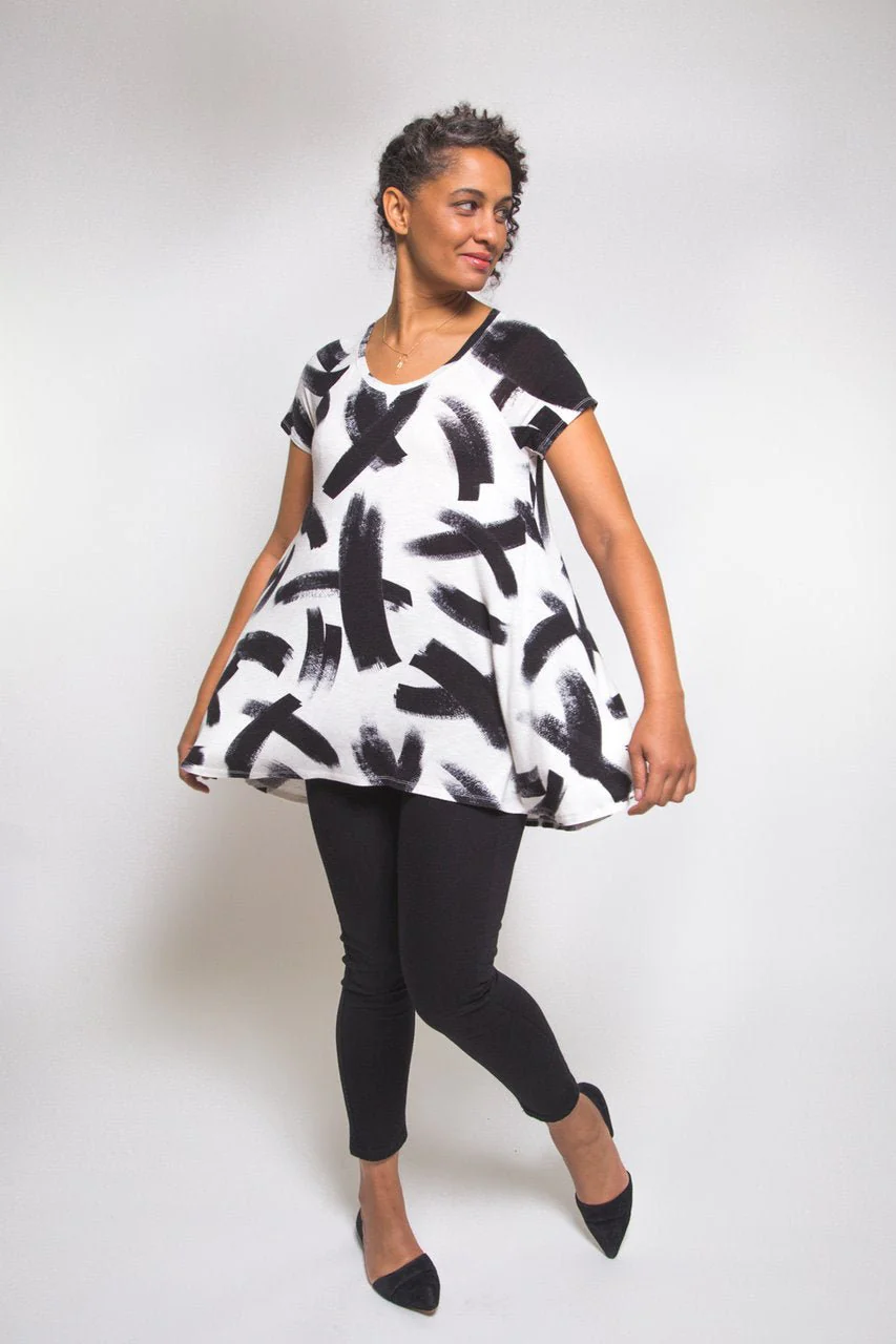 Ebony T-Shirt and Knit Dress Pattern - Closet Core Patterns - Image 5