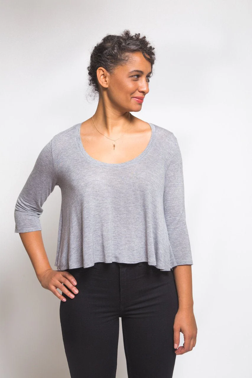 Ebony T-Shirt and Knit Dress Pattern - Closet Core Patterns - Image 6