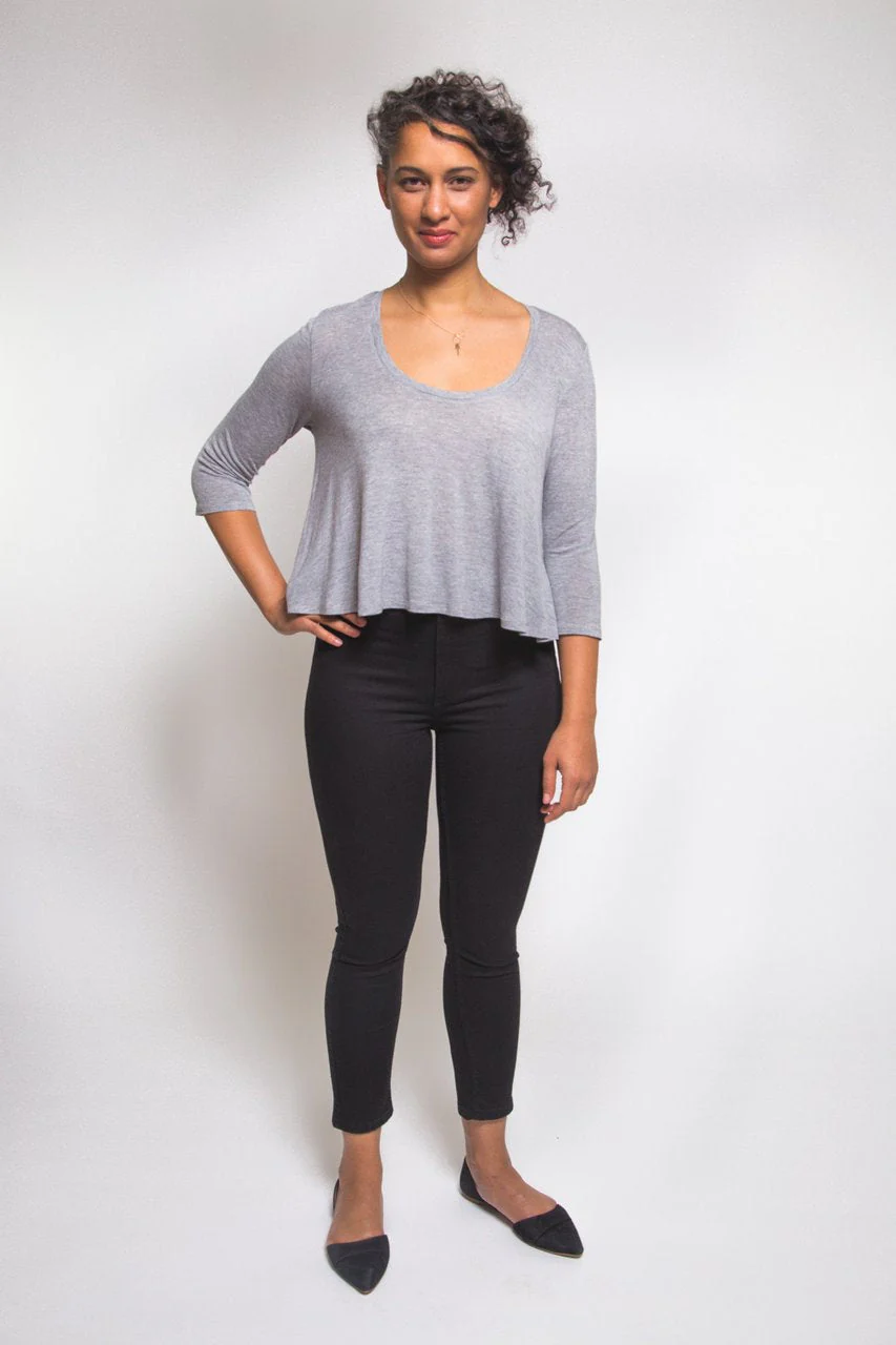 Ebony T-Shirt and Knit Dress Pattern - Closet Core Patterns - Image 9