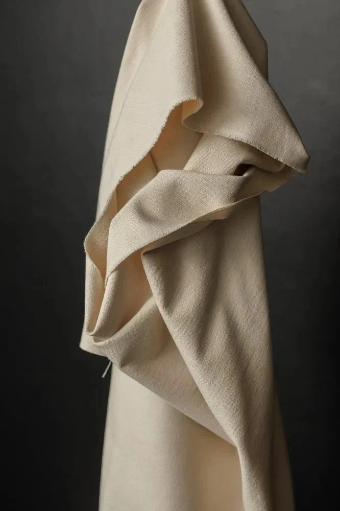 Ecru 13oz Heavy Recycled Cotton Canvas - European Import - Merchant & Mills - Image 3