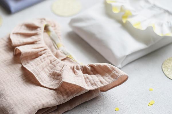 Electre Frilled Collard Blouse Sewing Pattern- Baby 1/4Y - Ikatee - Image 13