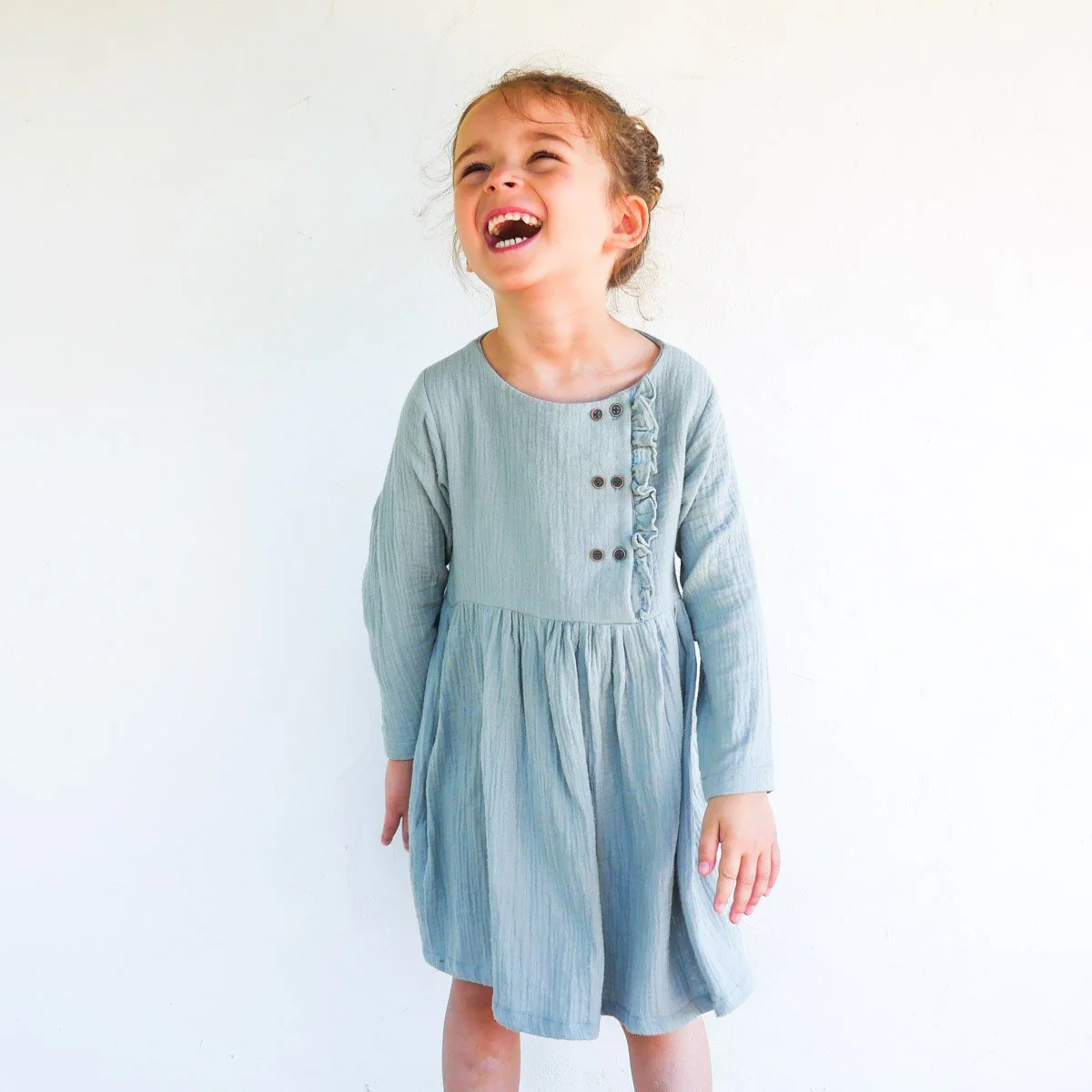 Elona Blouse and Dress Sewing Pattern - Girl 3/12Y - Ikatee