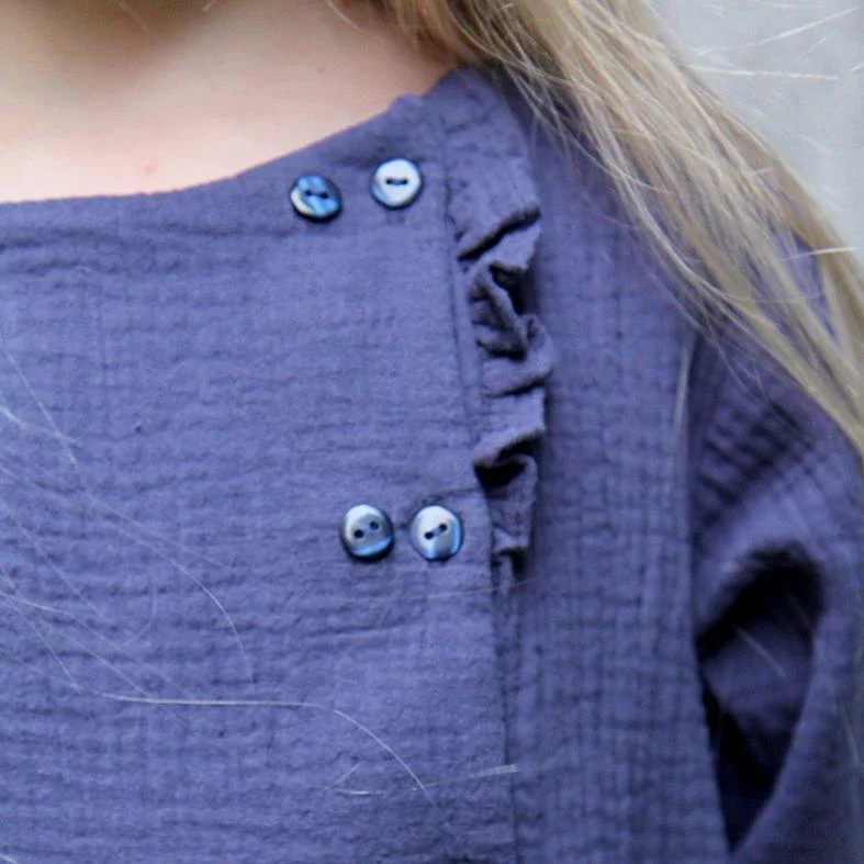 Elona Blouse and Dress Sewing Pattern - Girl 3/12Y - Ikatee - Image 10