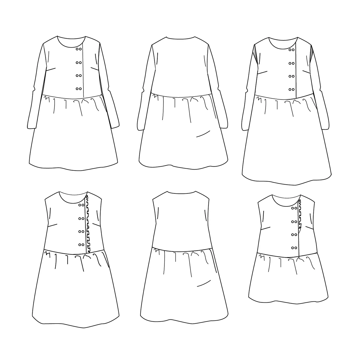 Elona Mum Blouse/Dress Sewing Pattern - Ladies 34/46 - Ikatee - Image 14