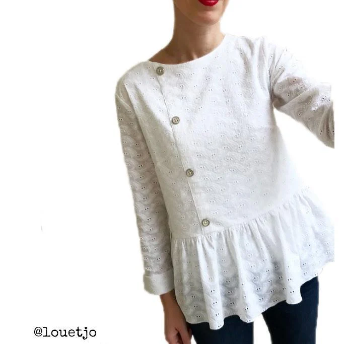 Elona Mum Blouse/Dress Sewing Pattern - Ladies 34/46 - Ikatee - Image 5