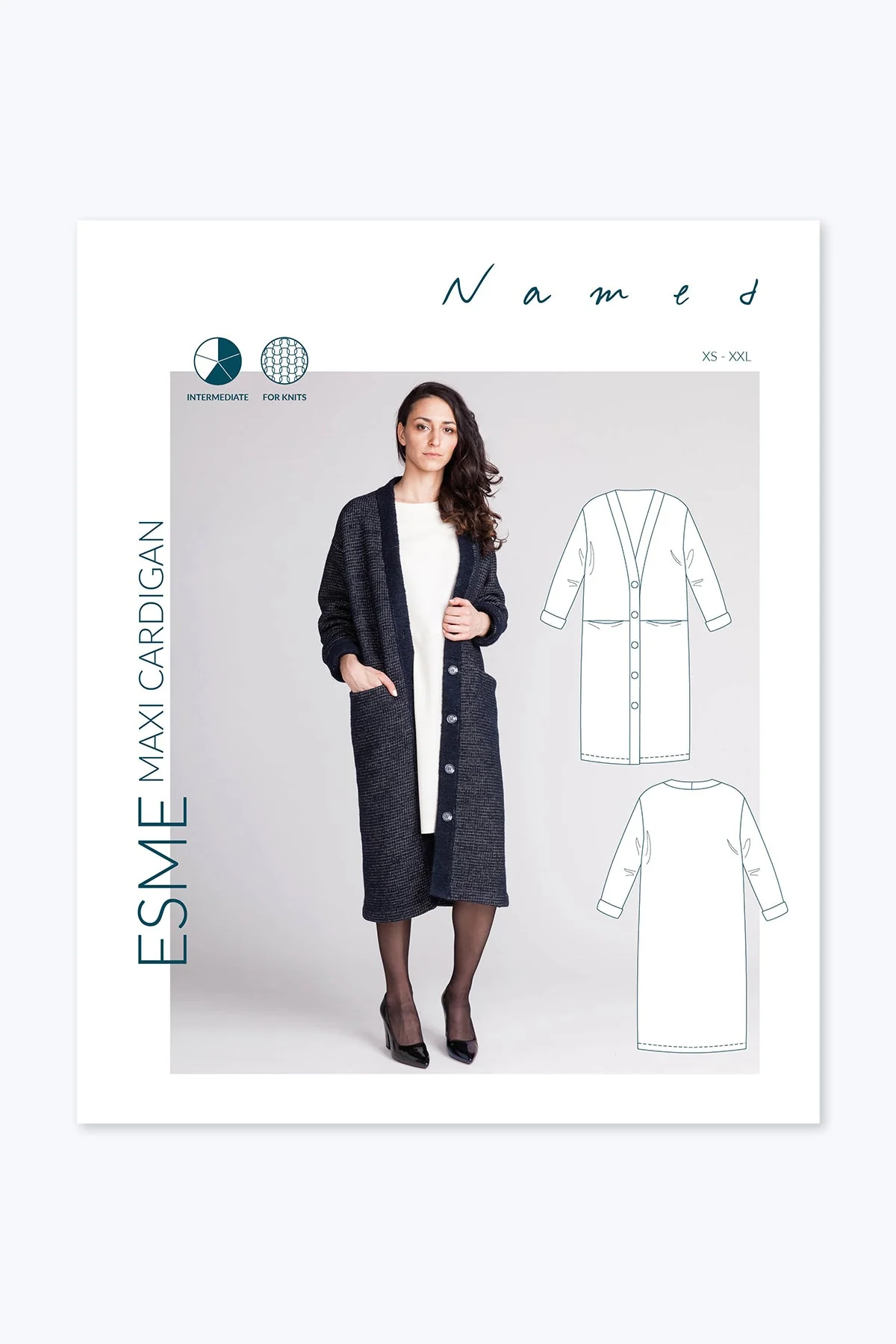 Esme Maxi Cardigan - Named Clothing - Sewing Pattern - Image 4