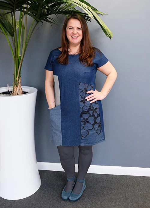 Essential Denim Dress - Paper Sewing Pattern - Sew Different - Image 5