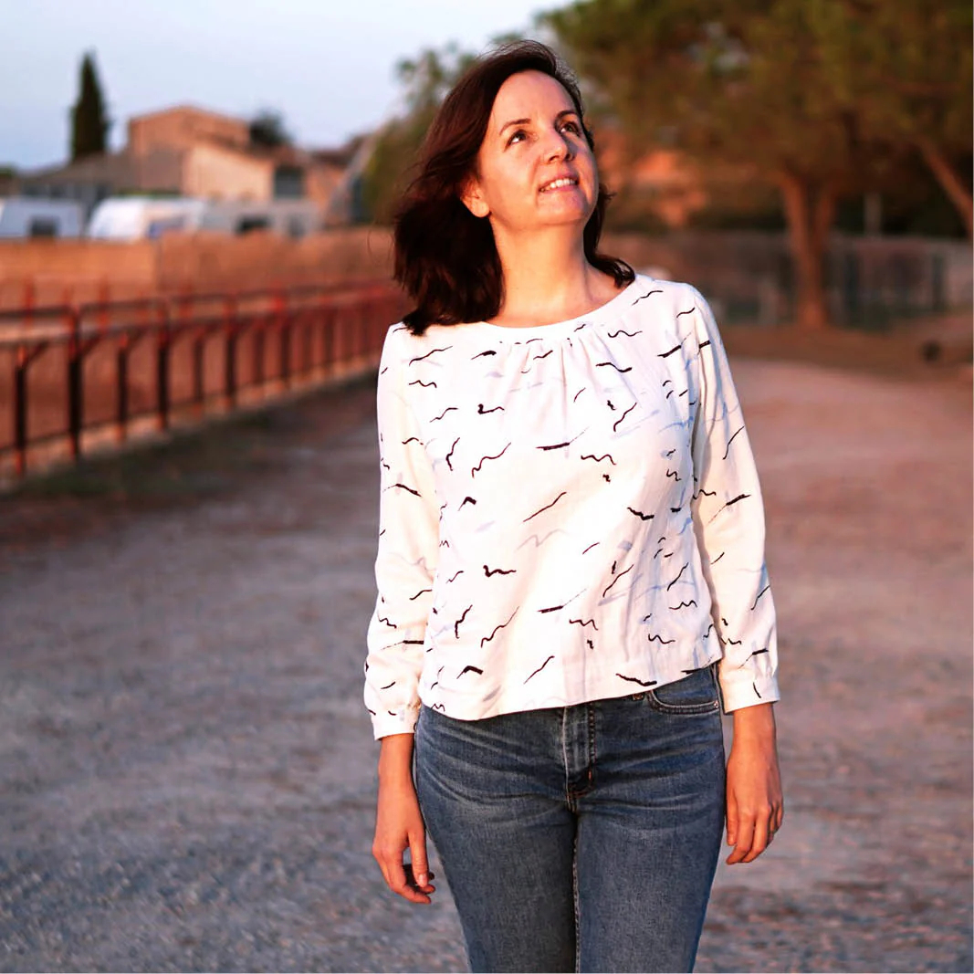 Esther Blouse Womens Paper Pattern - Wardrobe by Me - Image 4