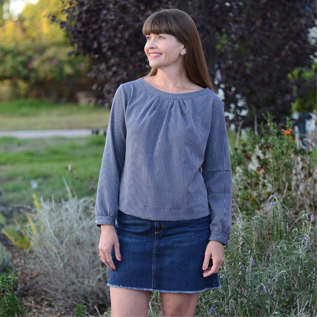Esther Blouse Womens Paper Pattern - Wardrobe by Me - Image 6