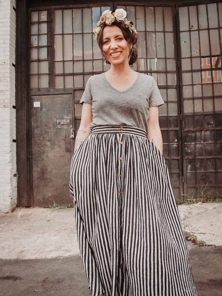 Estuary Skirt Paper Pattern - Sew Liberated