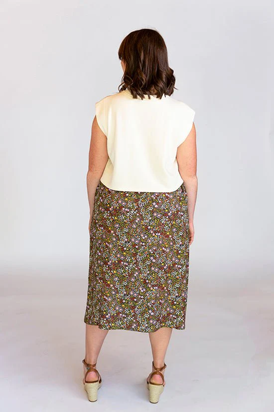 Evelyn High Waist Skirt Pattern - Chalk + Notch - Image 13