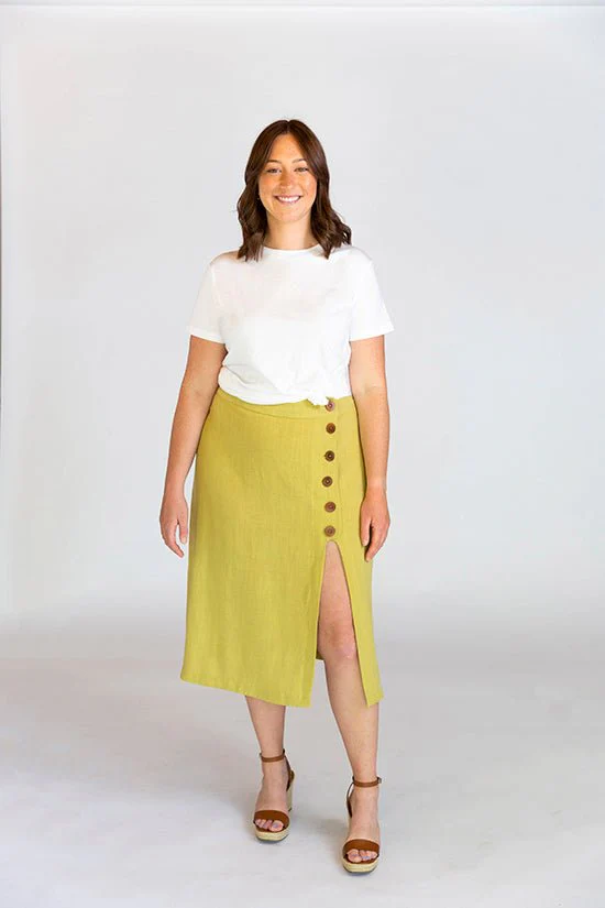 Evelyn High Waist Skirt Pattern - Chalk + Notch - Image 16
