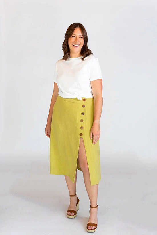 Evelyn High Waist Skirt Pattern - Chalk + Notch - Image 17