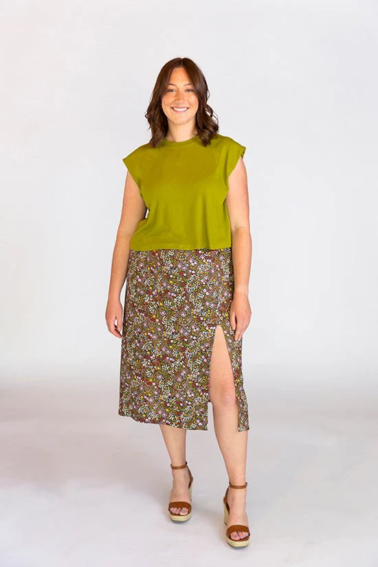 Evelyn High Waist Skirt Pattern - Chalk + Notch - Image 7