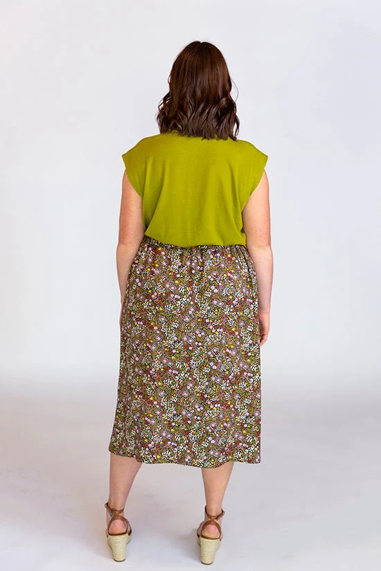 Evelyn High Waist Skirt Pattern - Chalk + Notch - Image 8