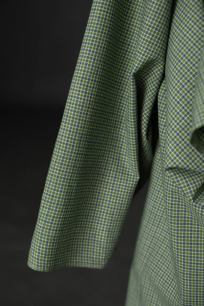 Evergreen Check Handwoven Indian Cotton - Merchant & Mills - Image 2