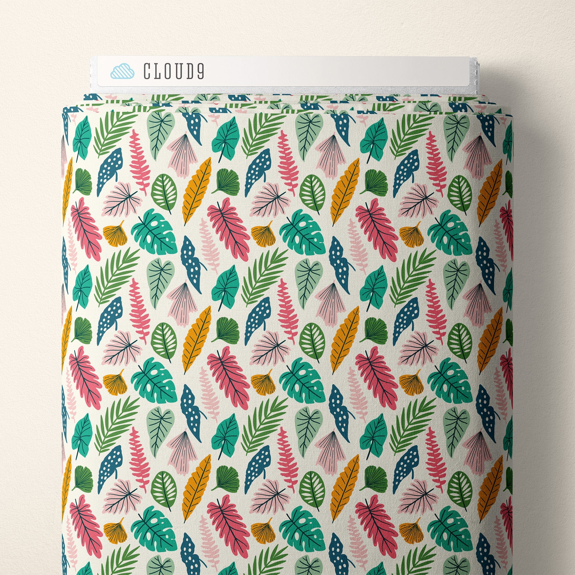 Exotic Leaves - Bohemian Paradise - Maria Galybina - Cloud 9 Fabrics - Poplin